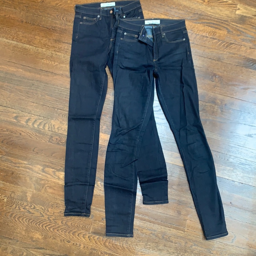 Gap 27 Tall True Skinny Super High Rise